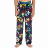 15C746: Boys Super Soft Printed Fleece Lounge Pant- Navy Gamer (9-13 Years)